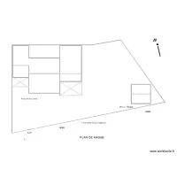 Plan de masse PROJET GARAGE