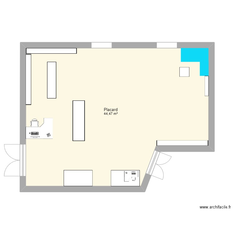 salon de toilettage danimo . Plan de 0 pièce et 0 m2