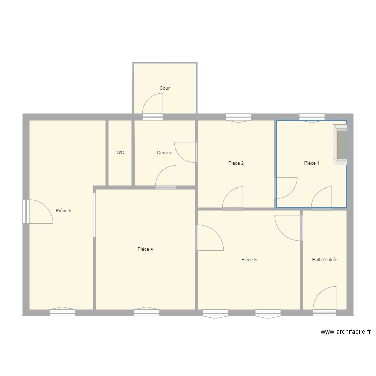 Local Orgerus 2. Plan de 0 pièce et 0 m2