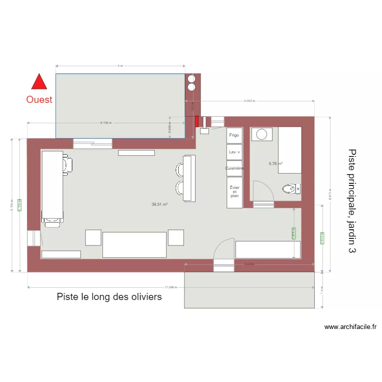 Maison leuhs retour cuisine. Plan de Maison leuhs retour cuisine. Plan de