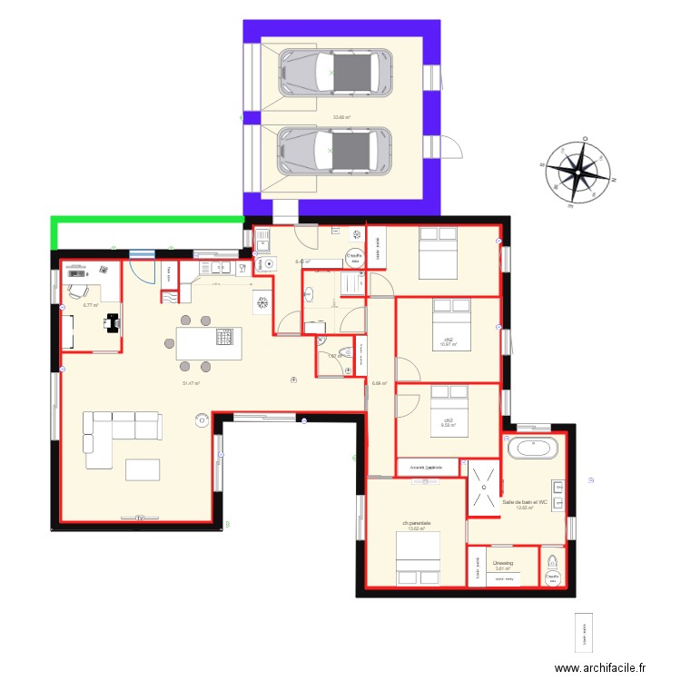 projet final ok. Plan de 0 pièce et 0 m2