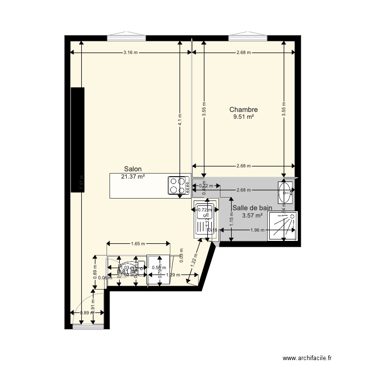 CLERY. Plan de 0 pièce et 0 m2