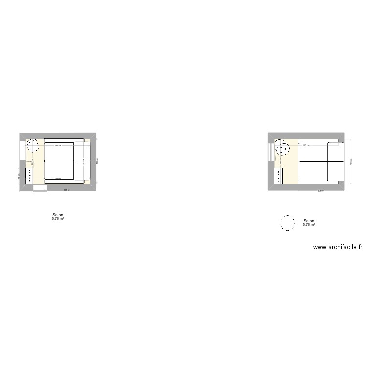 Salon. Plan de 0 pièce et 0 m2