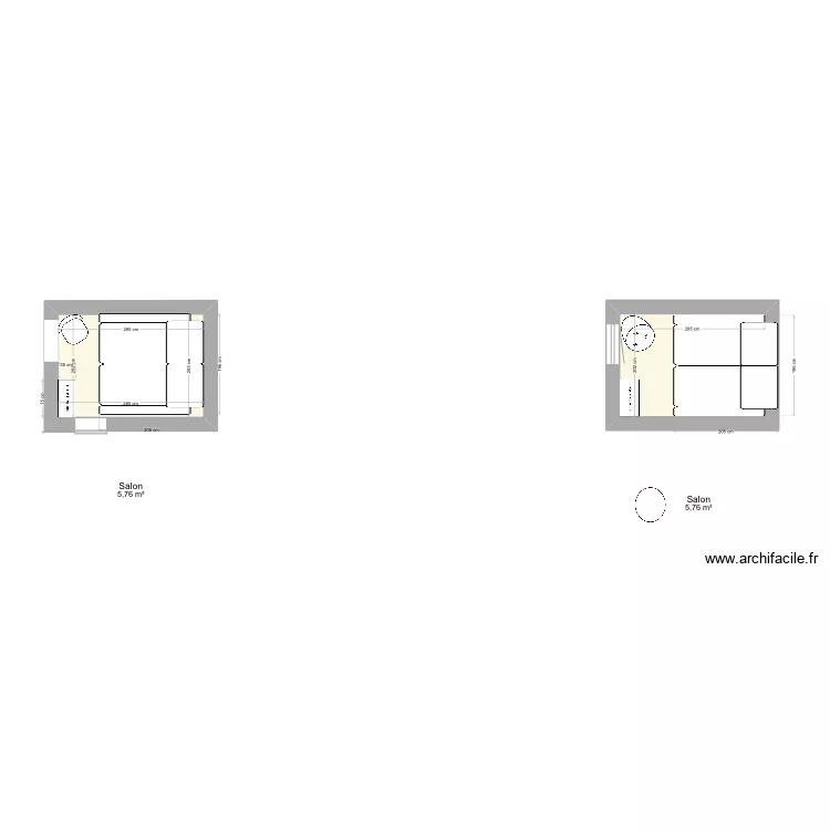 Salon. Plan de Salon. Plan de