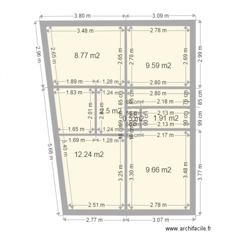 hackim 2eme. Plan de 0 pièce et 0 m2