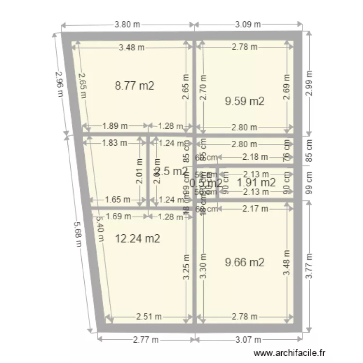hackim 2eme. Plan de 