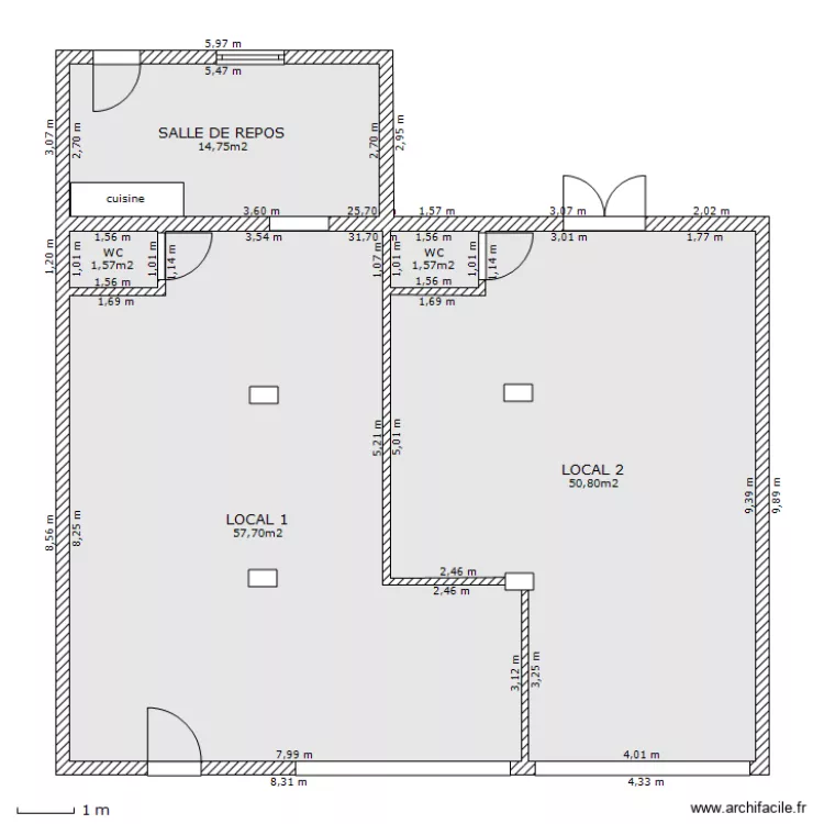 rdc*. Plan de 