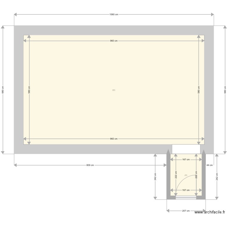 entré. Plan de 0 pièce et 0 m2