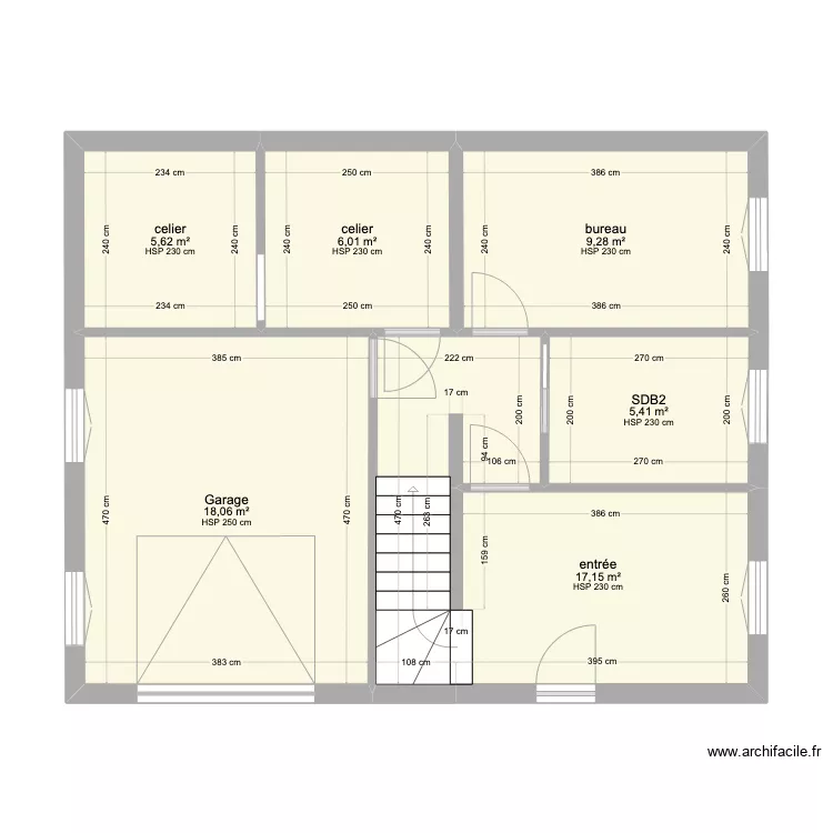 Plan Maison RDC. Plan de Plan Maison RDC. Plan de