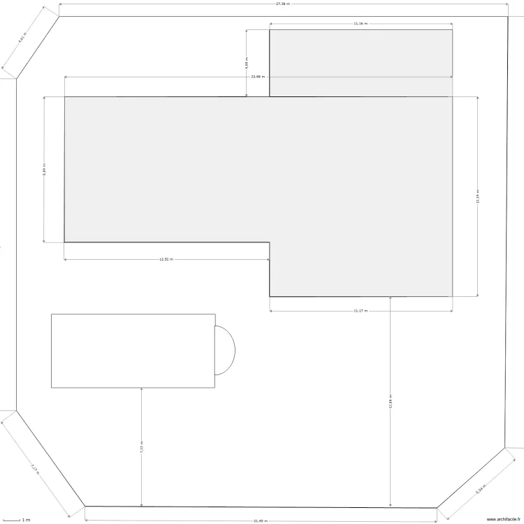 DISPOSITION MAISON TERRAIN2. Plan de DISPOSITION MAISON TERRAIN2. Plan de