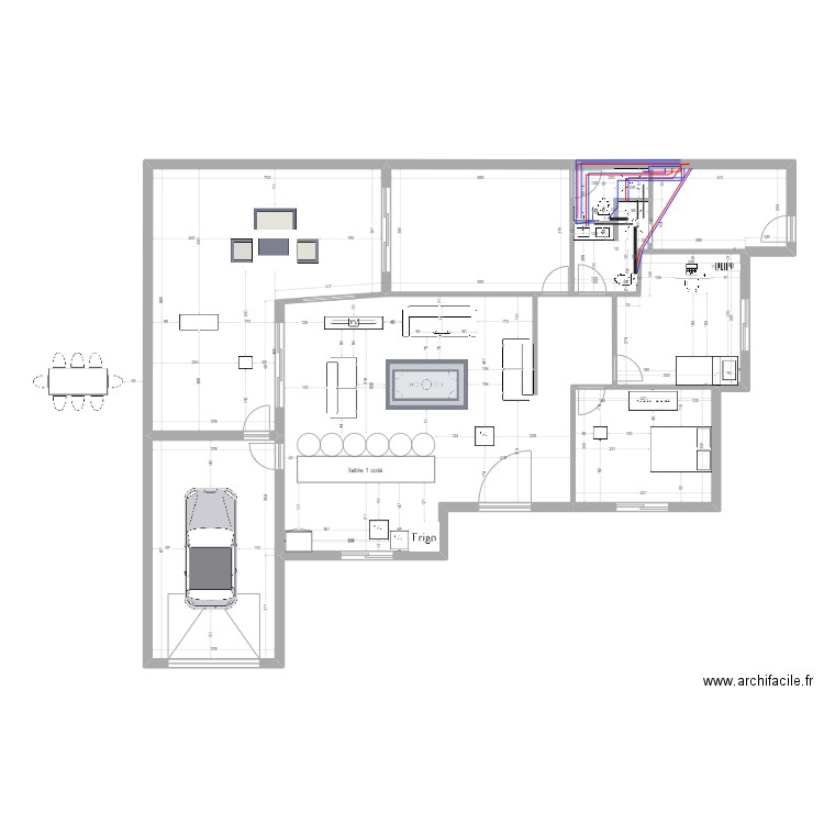 maisonBIZ. Plan de 8 pièces et 137 m2