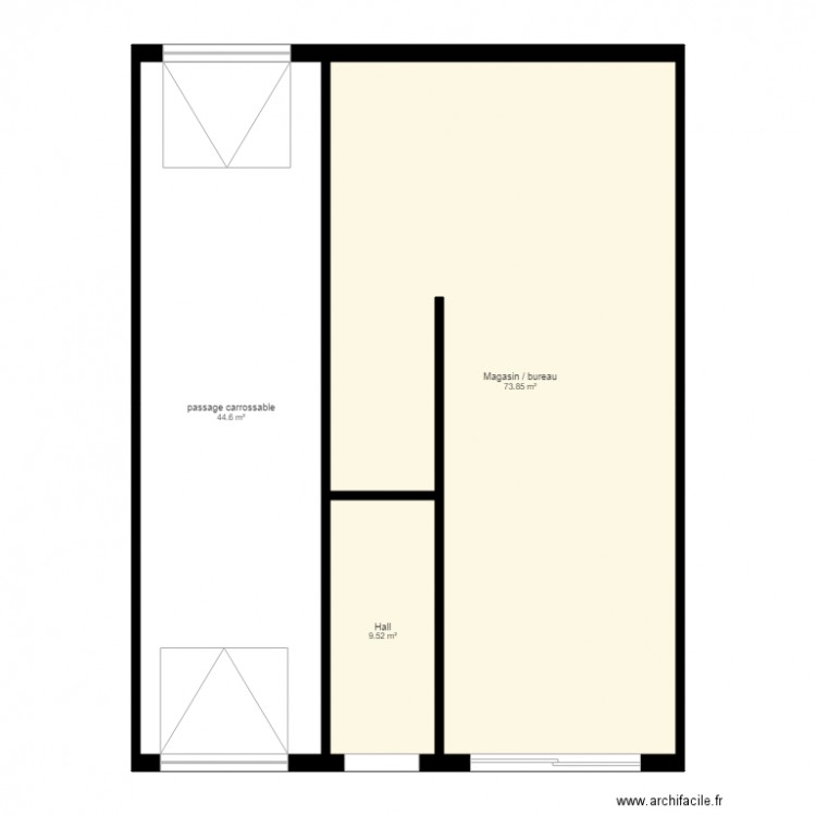 romaine avant. Plan de 0 pièce et 0 m2