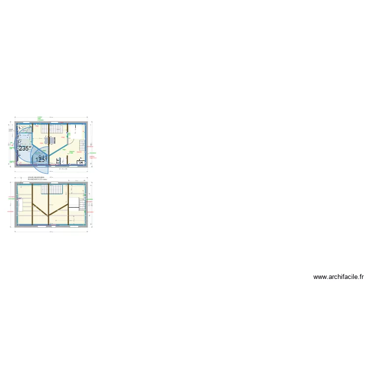 etage marzan v14. Plan de 