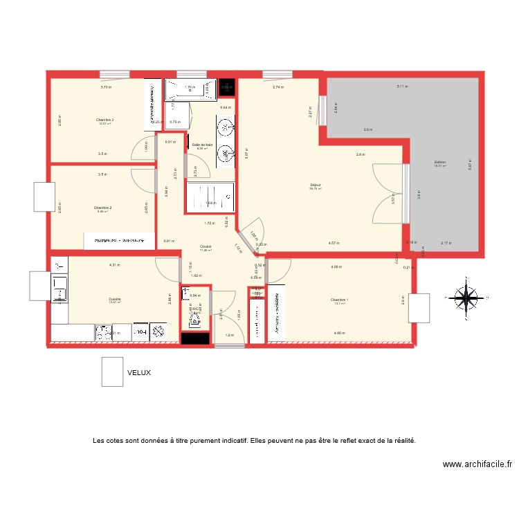 BI 1493 DESPAS. Plan de 0 pièce et 0 m2