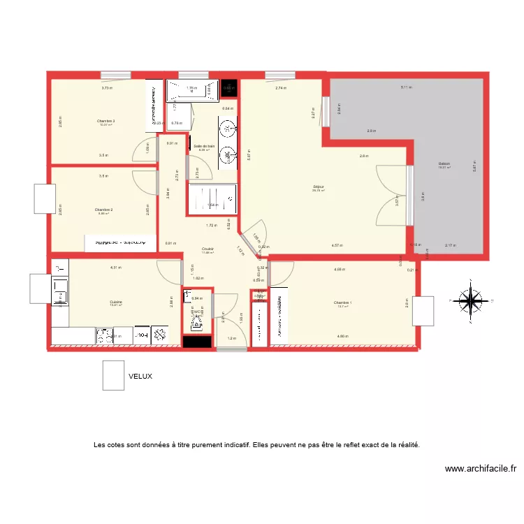 BI 1493 DESPAS. Plan de 
