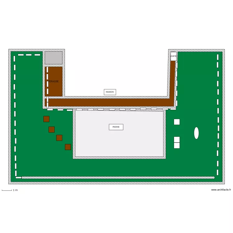 JARDIN HOUSSINE 2. Plan de 