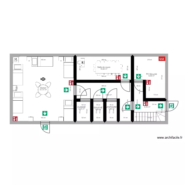 RdC Intégrale Sécurité Formation. Plan de RdC Intégrale Sécurité Formation. Plan de