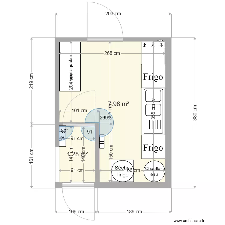 CELLIER 2. Plan de 