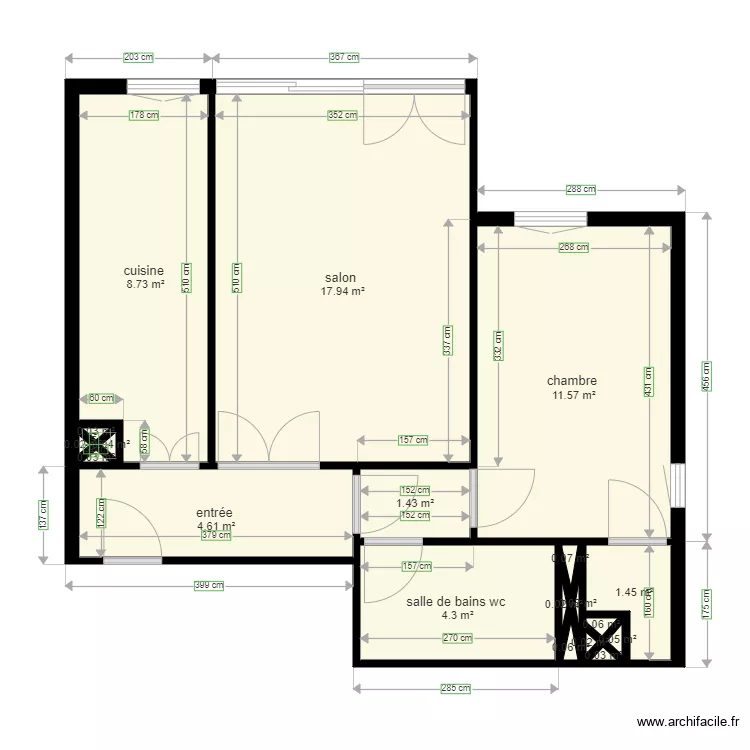  de claircigny . Plan de 