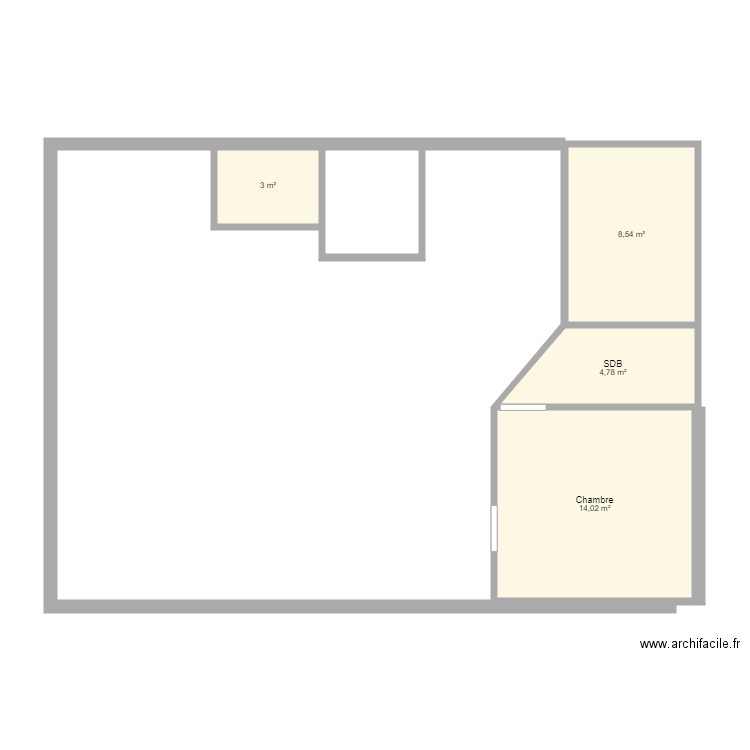 fontanaud. Plan de 0 pièce et 0 m2