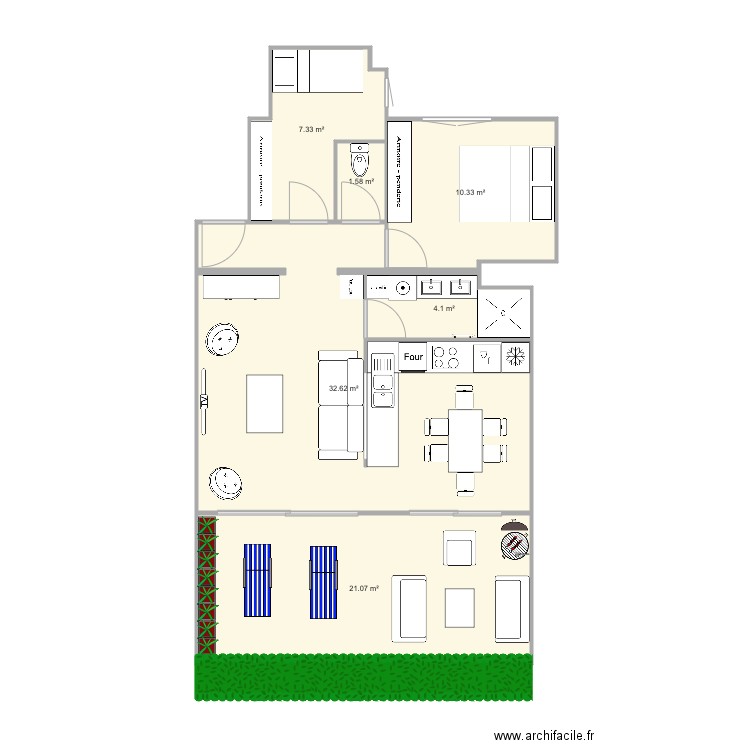 Californie final 3 mega verrière V2. Plan de 0 pièce et 0 m2