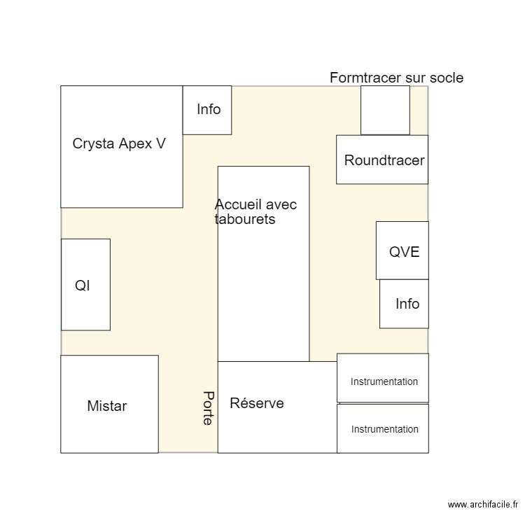 Simodec3MMI. Plan de 1 pièce et 36 m2