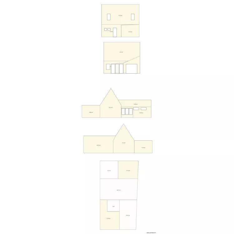 facade . Plan de facade . Plan de
