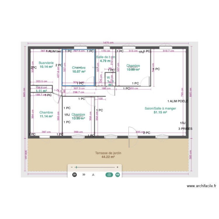 ANZAR. Plan de 0 pièce et 0 m2