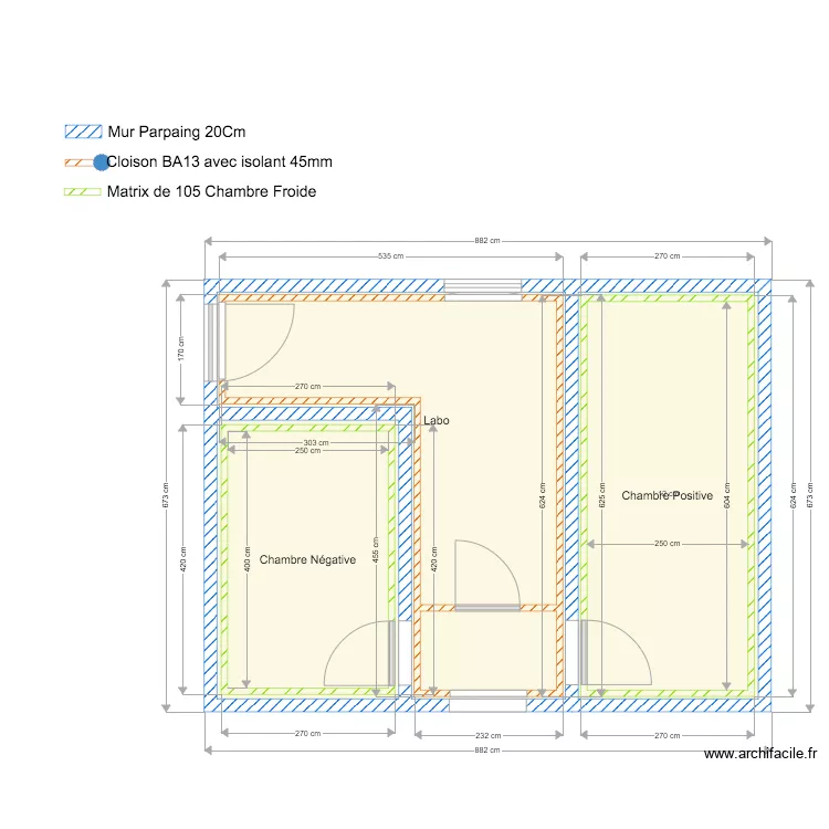 Extention Tarto M&eacute;tre V2. Plan de 