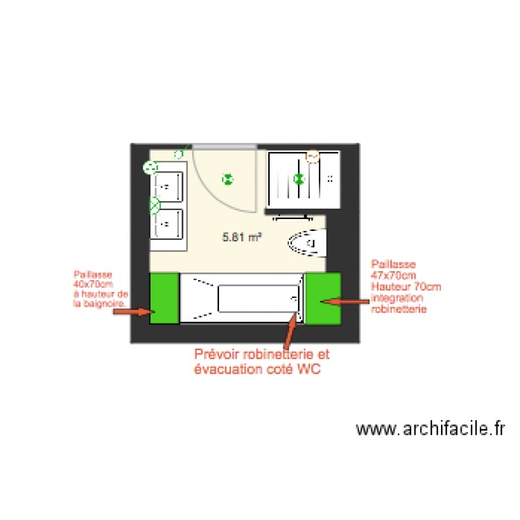 Projet Koulmann et Gouronc. Plan de 0 pièce et 0 m2