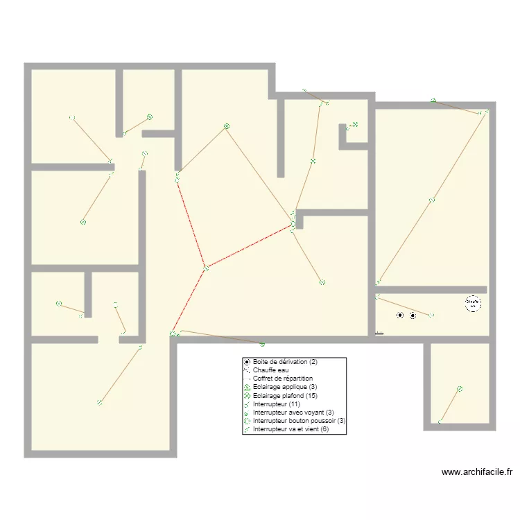 atila circuit eclairage. Plan de 