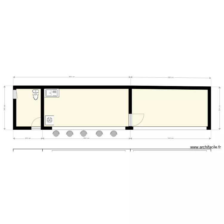 Pool House   Local Technique  Terrasse. Plan de 