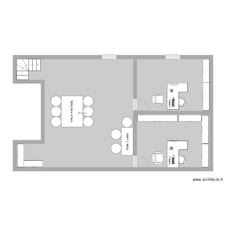 entrepot étage 1. Plan de 0 pièce et 0 m2