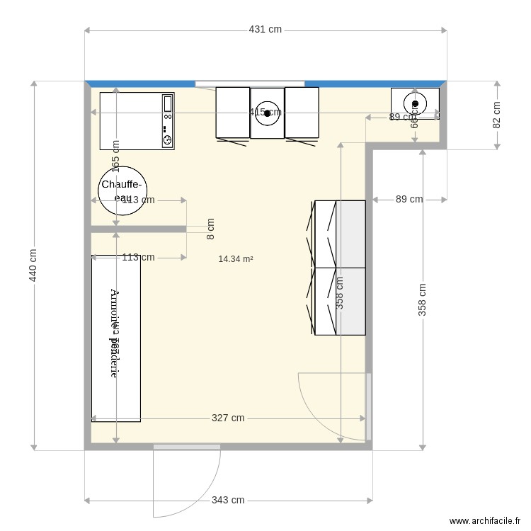 Buanderie. Plan de 0 pièce et 0 m2