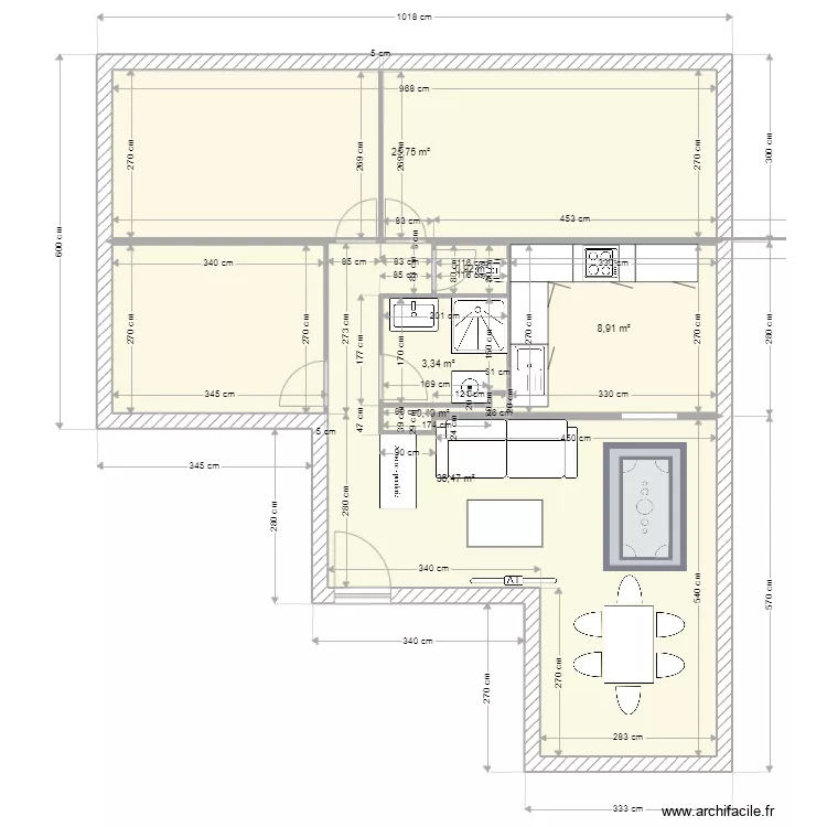 appart projet 1 69200. Plan de appart projet 1 69200. Plan de