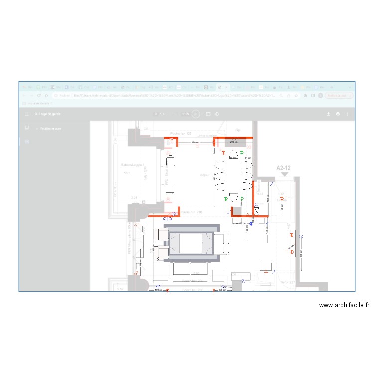 Séjour TMA 1. Plan de 0 pièce et 0 m2