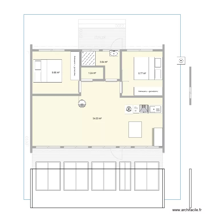 projet maison 02. Plan de 