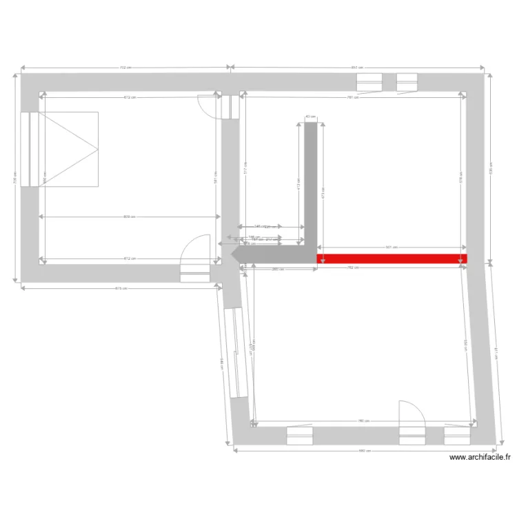 cotation exterieur. Plan de 
