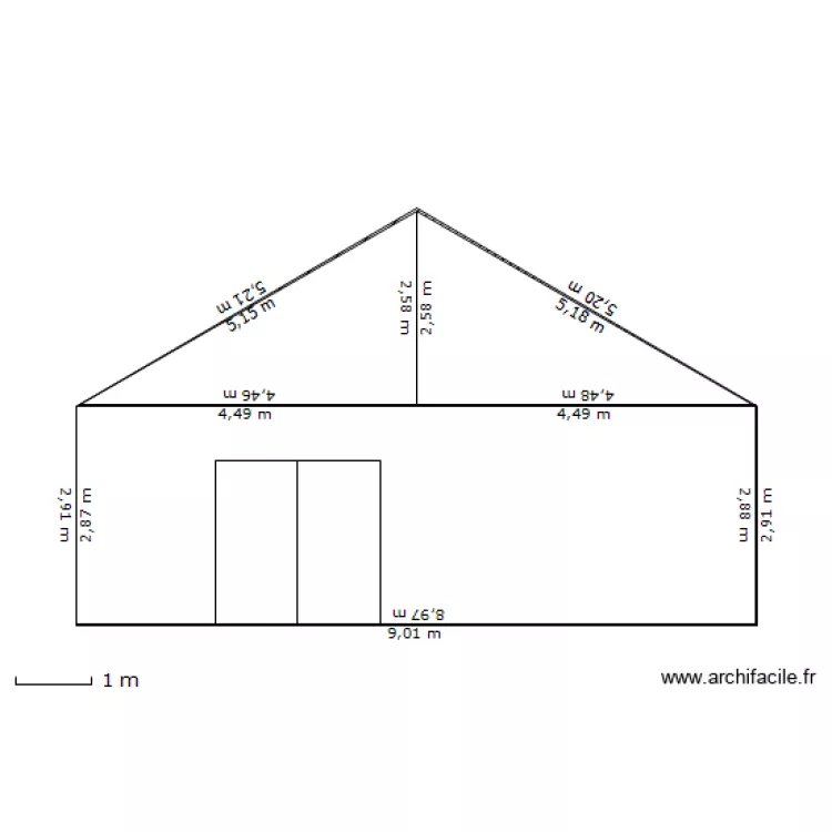 pignon2 g N1. Plan de pignon2 g N1. Plan de