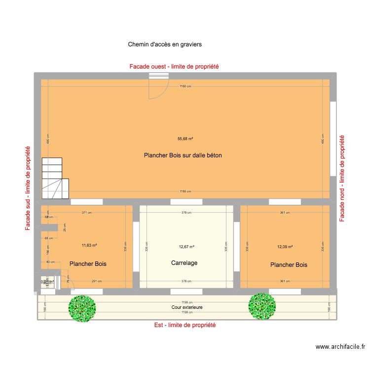 Plan de masse. Plan de 0 pièce et 0 m2