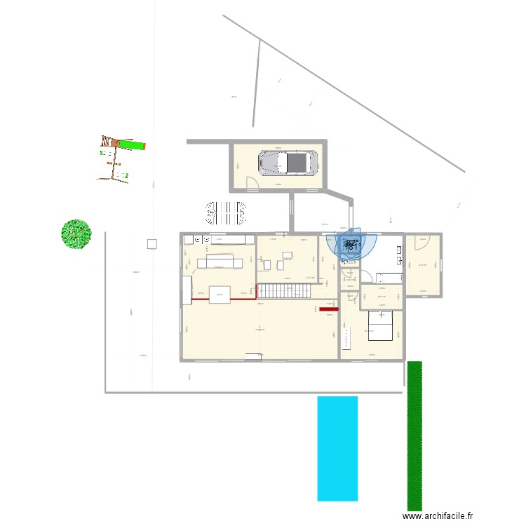 ebauche guipfinalisation 5. Plan de 11 pièces et 138 m2