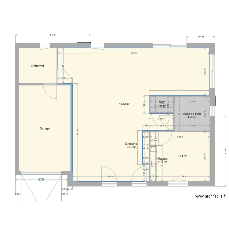 PROJET ATHEE SUR CHER ERICLOR. Plan de 0 pièce et 0 m2