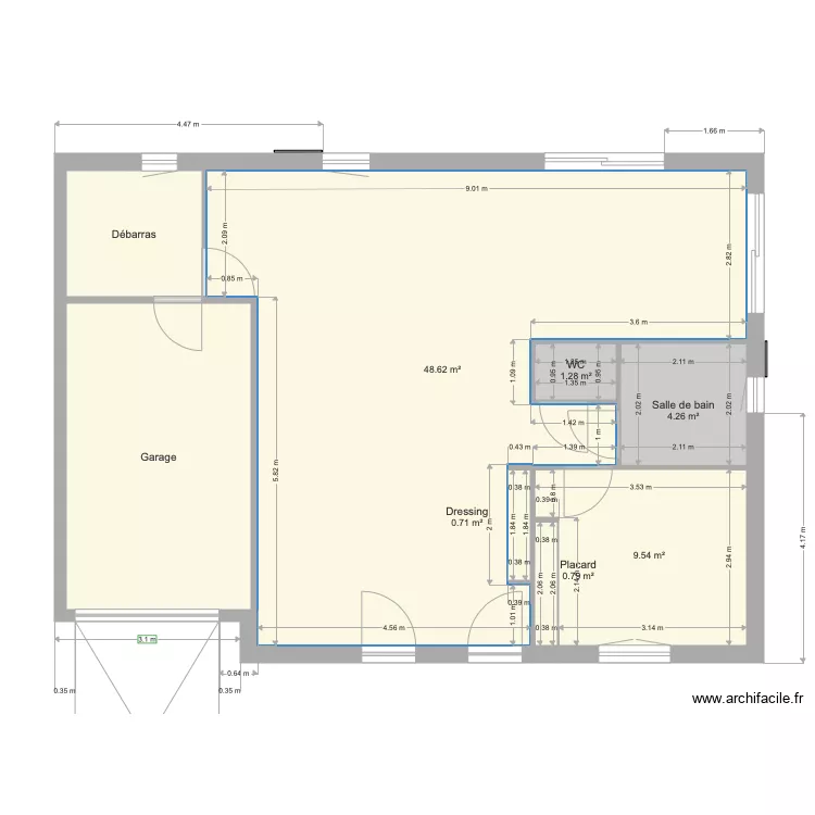 PROJET ATHEE SUR CHER ERICLOR. Plan de 