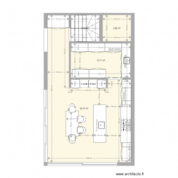 DULLY Cuisine Villa EST. Plan de 0 pièce et 0 m2