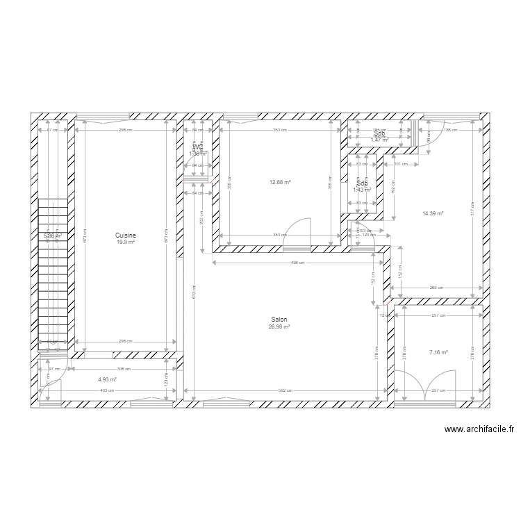 Croix R 1. Plan de 0 pièce et 0 m2