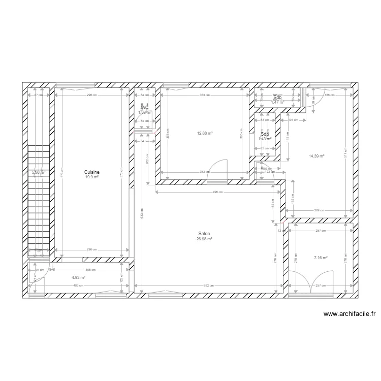 Croix R 1. Plan de 