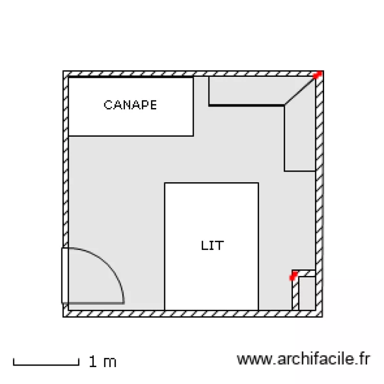 CHAMBRE 2 D. Plan de 