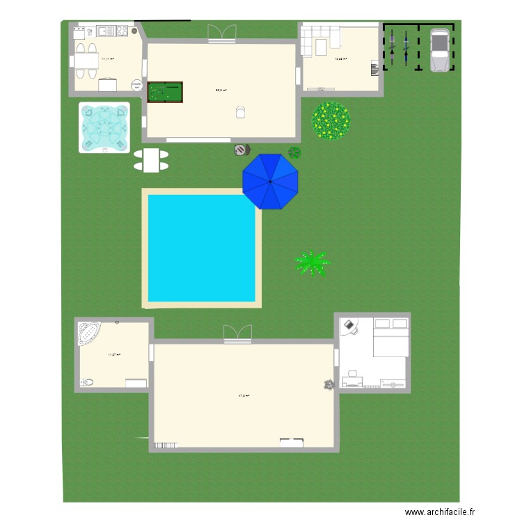 plan espagnol. Plan de 0 pièce et 0 m2