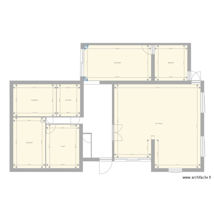 plan maison proposition2. Plan de 0 pièce et 0 m2