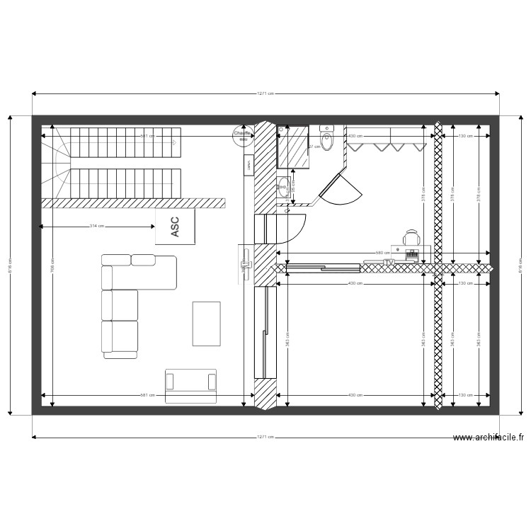 combles amenagees 12. Plan de 0 pièce et 0 m2